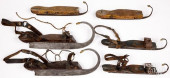 THREE PAIRS OF EARLY ICE SKATE