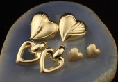 THREE PAIRS OF FOURTEEN KARAT