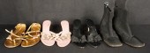 THREE PAIRS OF GUCCI SANDALS A