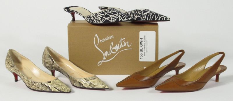 Three Pairs of High Heels Christian