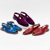THREE PAIRS OF MANOLO BLAHNIK