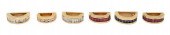 THREE PAIRS OF SMALL EARCLIPS,
