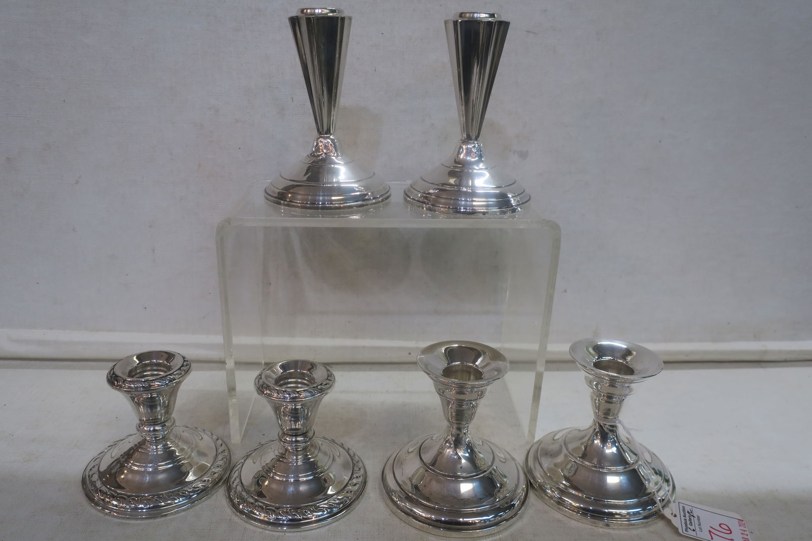 THREE PAIRS OF STERLING