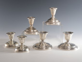 THREE PAIRS OF STERLING SILVER