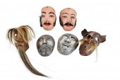 THREE PAIRS OF UNUSUAL PERUVIA