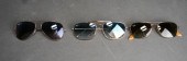 THREE PAIRS RAY-BAN SUNGLASSES