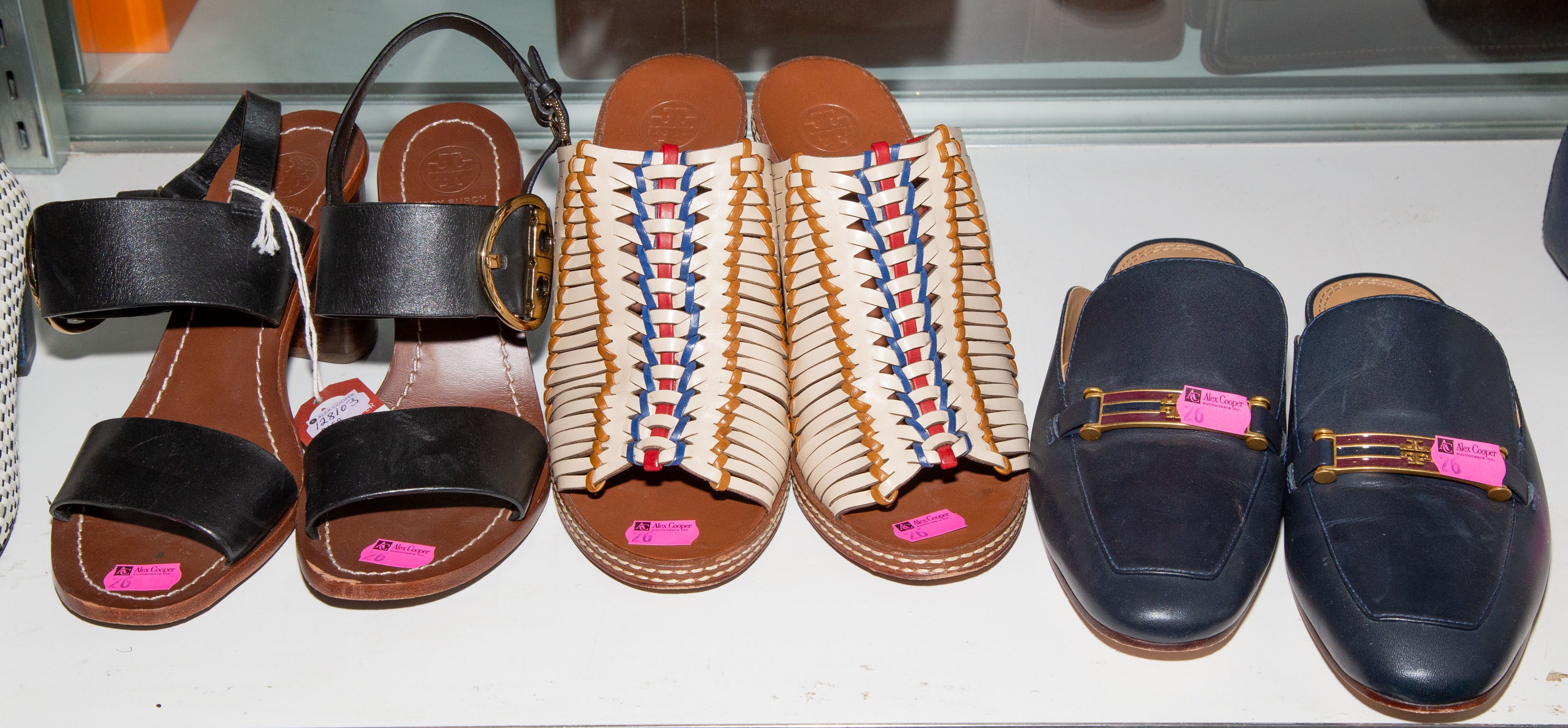 THREE PAIRS TORY BURCH SHOES all