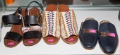 THREE PAIRS TORY BURCH SHOES a
