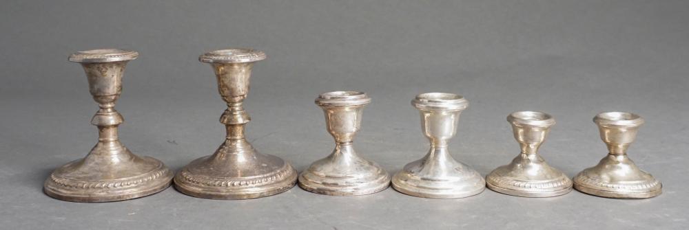 THREE PAIRS WEIGHTED STERLING