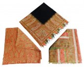 THREE PAISLEY WOOL SHAWLS, INC