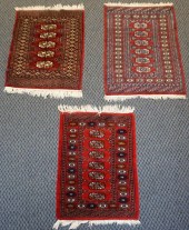 THREE PAKISTAN BUKHARA MATS LA