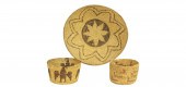 THREE PAPAGO BASKETS (lot of 3