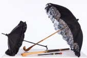 THREE PARASOLS AND A PARASOL H