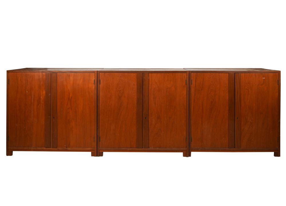 THREE-PART DANISH MODERN TEAK