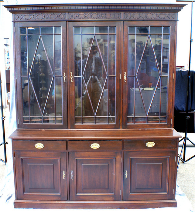 Three part mahogany Georgian