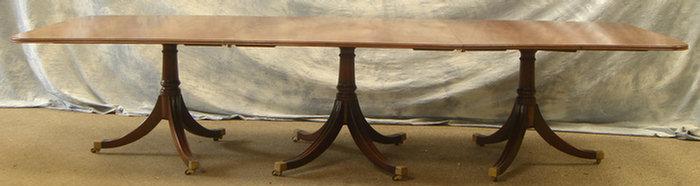 Three part mahogany Regency style
