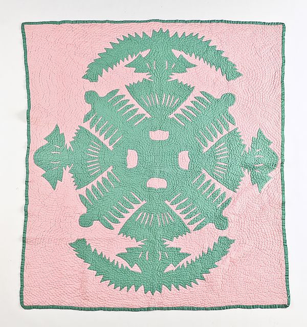 Three patchwork quilts 20th c. ?