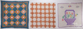 THREE PATCHWORK QUILTS, 20TH C