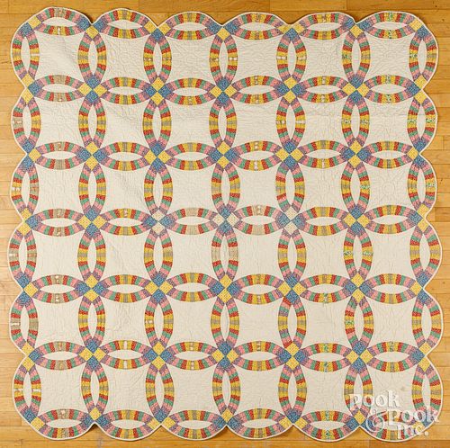 THREE PATCHWORK QUILTS, EARLY