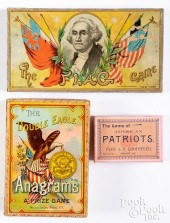 THREE PATRIOTIC THEMED BOARD G