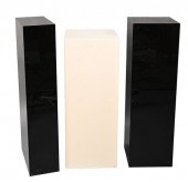 THREE PEDESTALS, TO INCLUDE ON