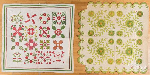 THREE PENNSYLVANIA APPLIQUE