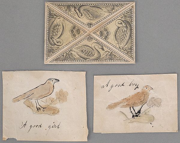 Three Pennsylvania fraktur