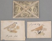Three Pennsylvania fraktur rew