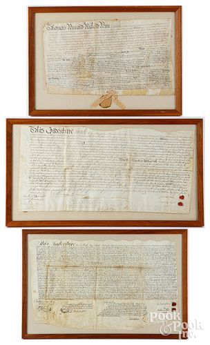 THREE PENNSYLVANIA INK ON VELLUM