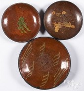 THREE PENNSYLVANIA SLIP DECORA