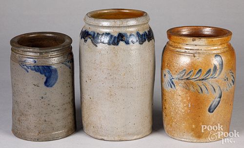 THREE PENNSYLVANIA STONEWARE