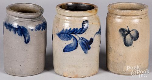 THREE PENNSYLVANIA STONEWARE
