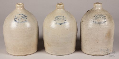 THREE PENNSYLVANIA STONEWARE