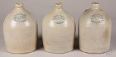 THREE PENNSYLVANIA STONEWARE J