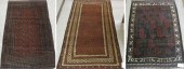 THREE PERSIAN TRIBAL AREA RUGS