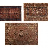 Three Persian Wool Area Rugs
2