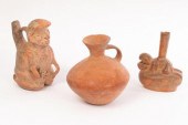 Three Peruvian Pre-Columbian p