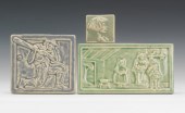 Three Pewabic Pottery Decorati