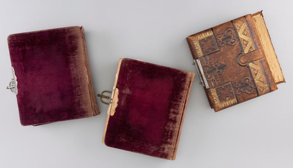 THREE PHOTO ALBUMS 19TH CENTURY
