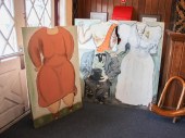 THREE PHOTO STAND-IN BOARDSTHR