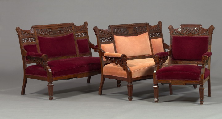 Three-Piece American Aesthetic Burl
