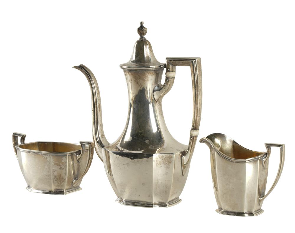 THREE-PIECE AMERICAN STERLING