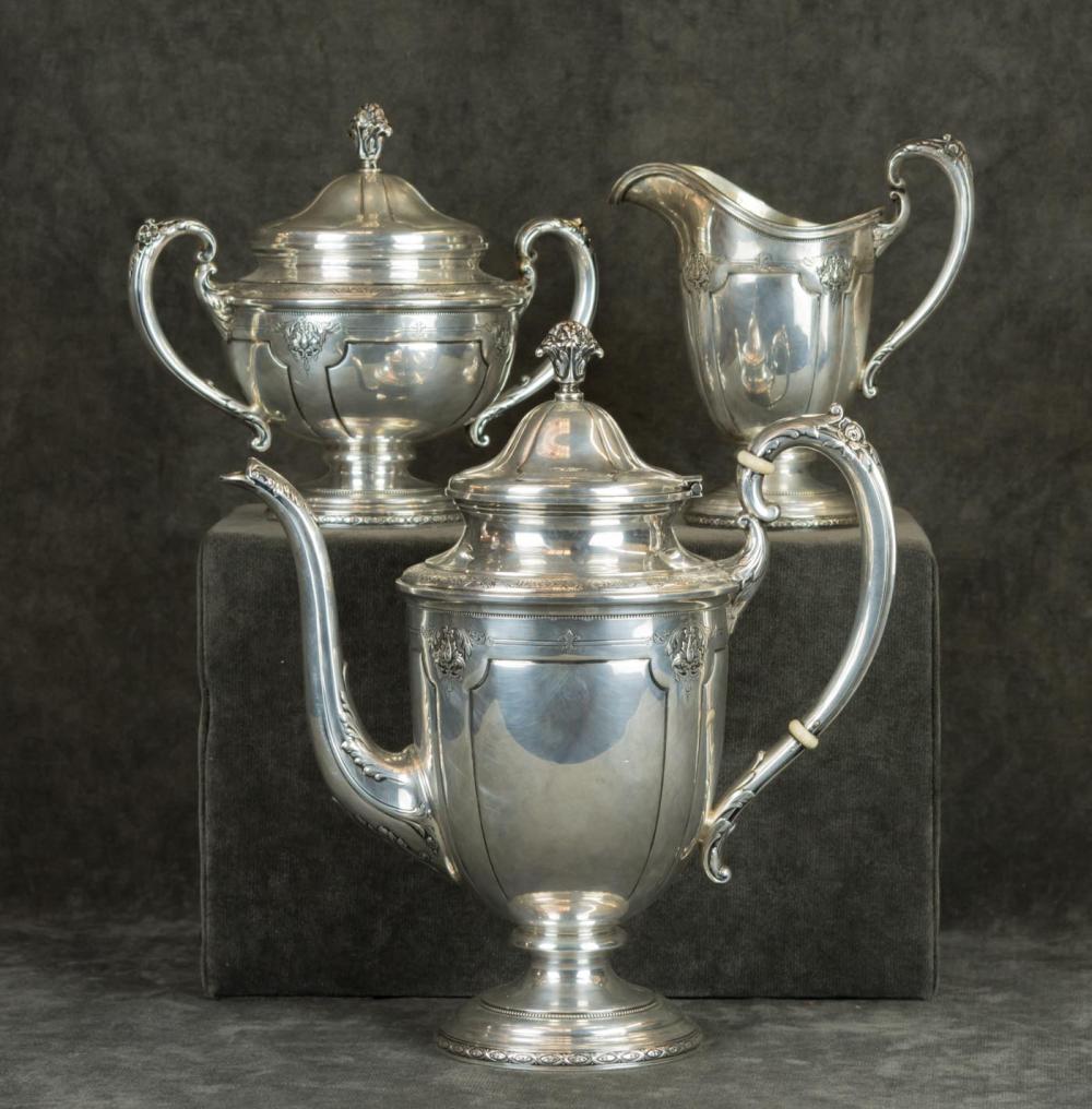 THREE-PIECE AMERICAN STERLING