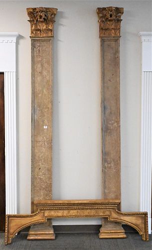 THREE PIECE ARCHITECTURAL LOT, TO