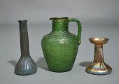 THREE PIECE ART GLASS LOTThree