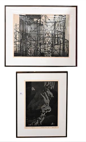 THREE PIECE ART LOTThree Piece