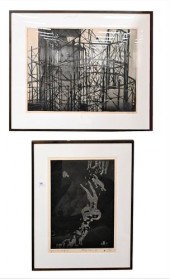 THREE PIECE ART LOTThree Piece