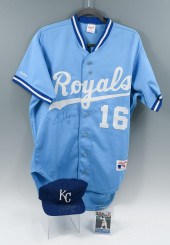 THREE PIECE BO JACKSON SIGNED