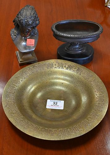 THREE PIECE BRONZE LOT, TO