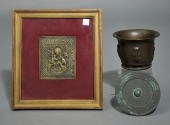 THREE PIECE BRONZE LOTThree pi